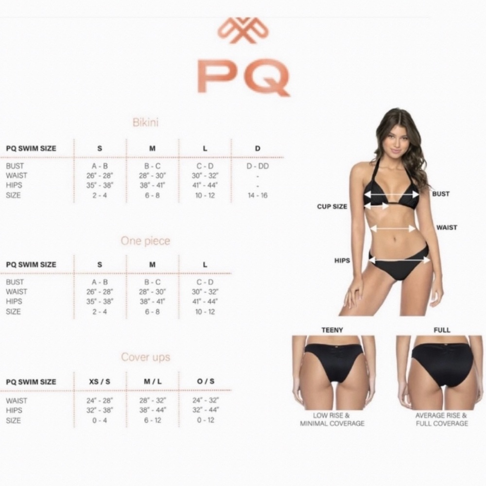 PilyQ High Waist WaterLily Ring Teeny Bikini Bottoms - Picture 6 of 9